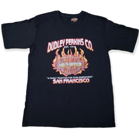 Harley Davidson Dudley Perkins Co. San Francisco Tshirt - Picture 1 of 2